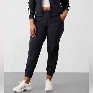 Athleta Black Brooklyn lined Joggers, size 10